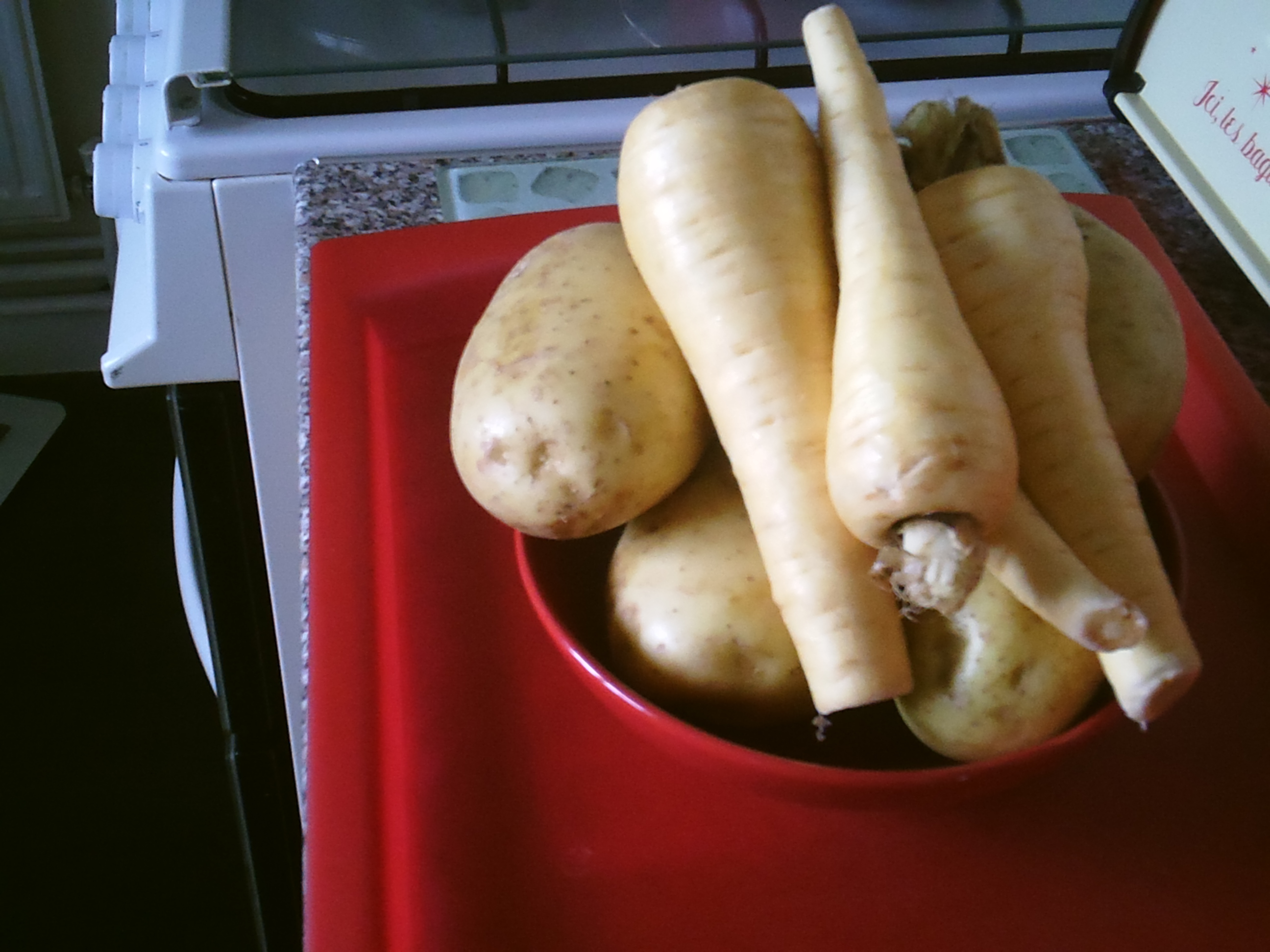 Parsnip, Potatoes